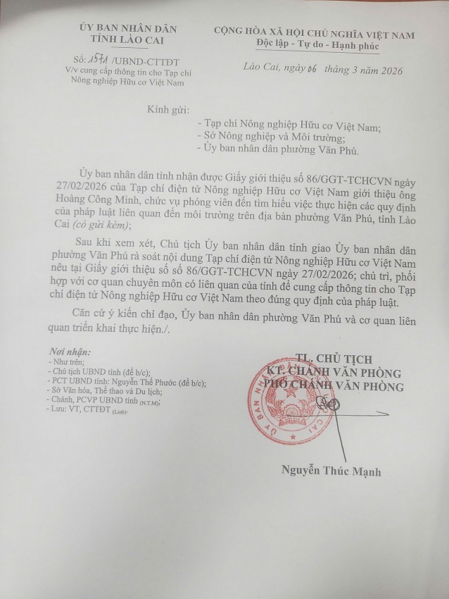 Chủ tịch UBND tỉnh Lào Cai chỉ đạo nóng vụ xả thải ra sông Hồng