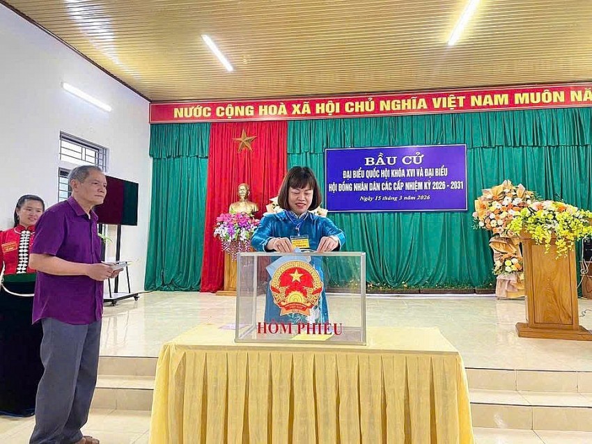 Lào Cai: Gần 1,2 triệu cử tri nô nức đi bầu cử