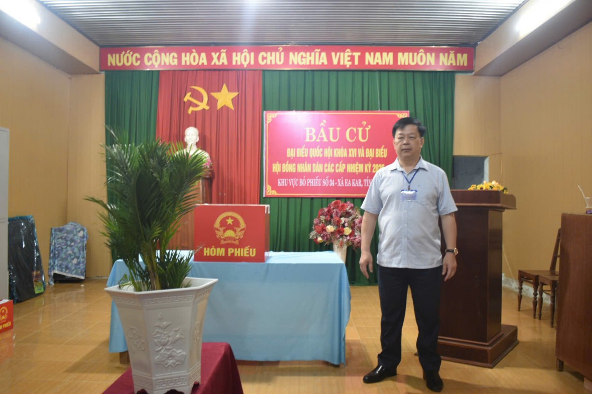 Đắk Lắk: Không khí rộn ràng, phấn khởi tại điểm bầu cử số 11