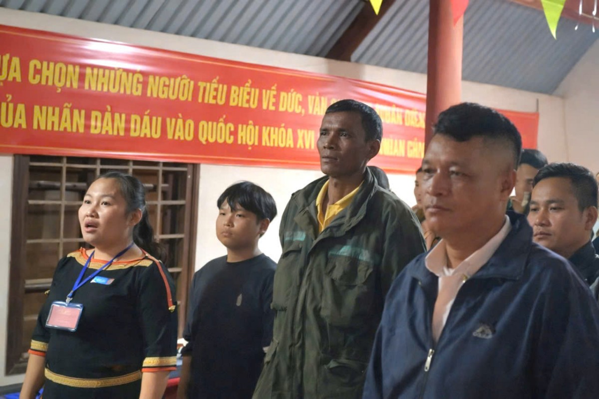 Đắk Lắk: Người dân xã Ea Na gửi gắm niềm tin qua từng lá phiếu