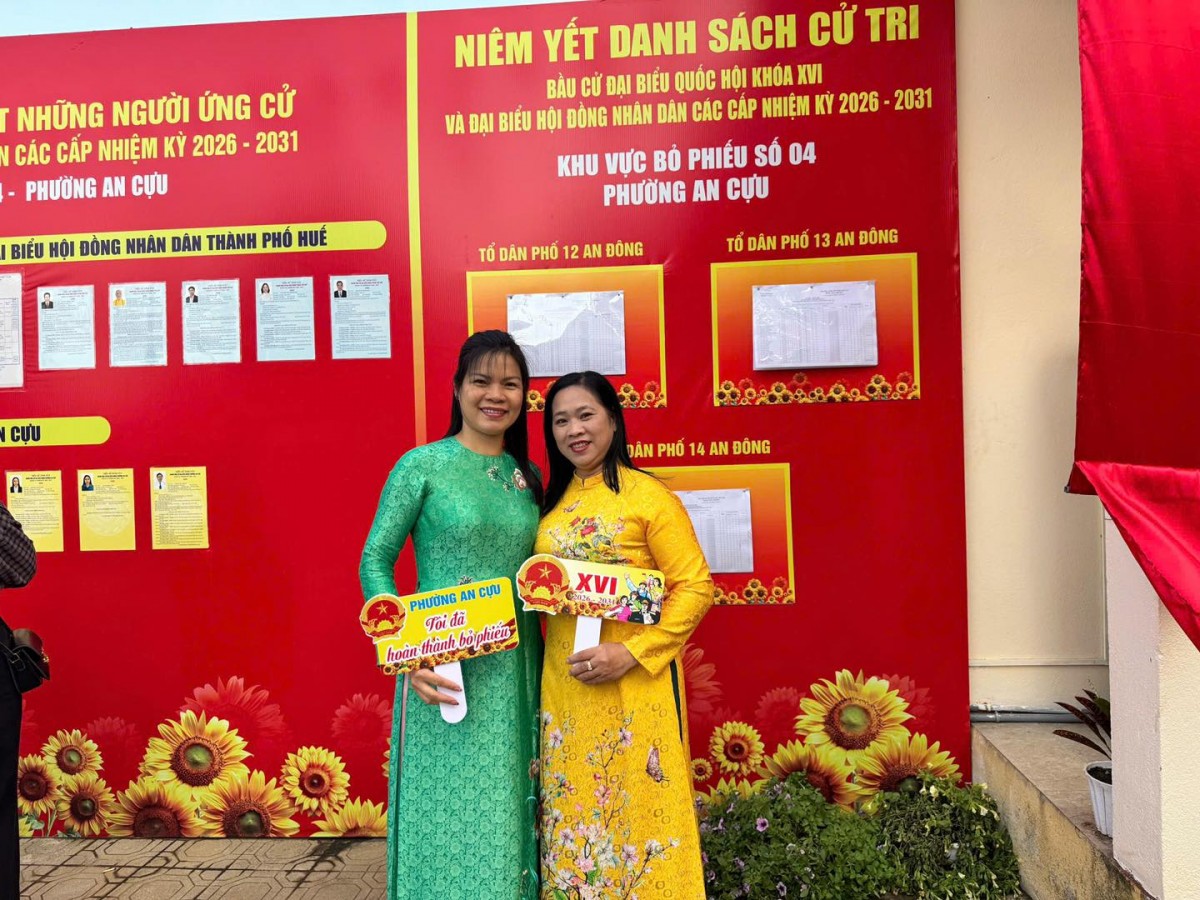 Niềm tin và trách nhiệm của cử tri trên đất Cố đô Huế