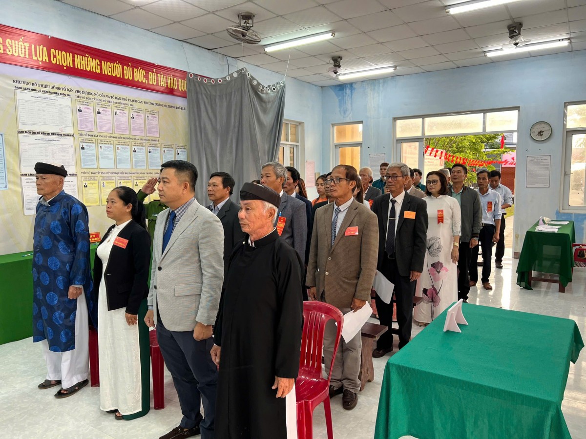 Niềm tin và trách nhiệm của cử tri trên đất Cố đô Huế