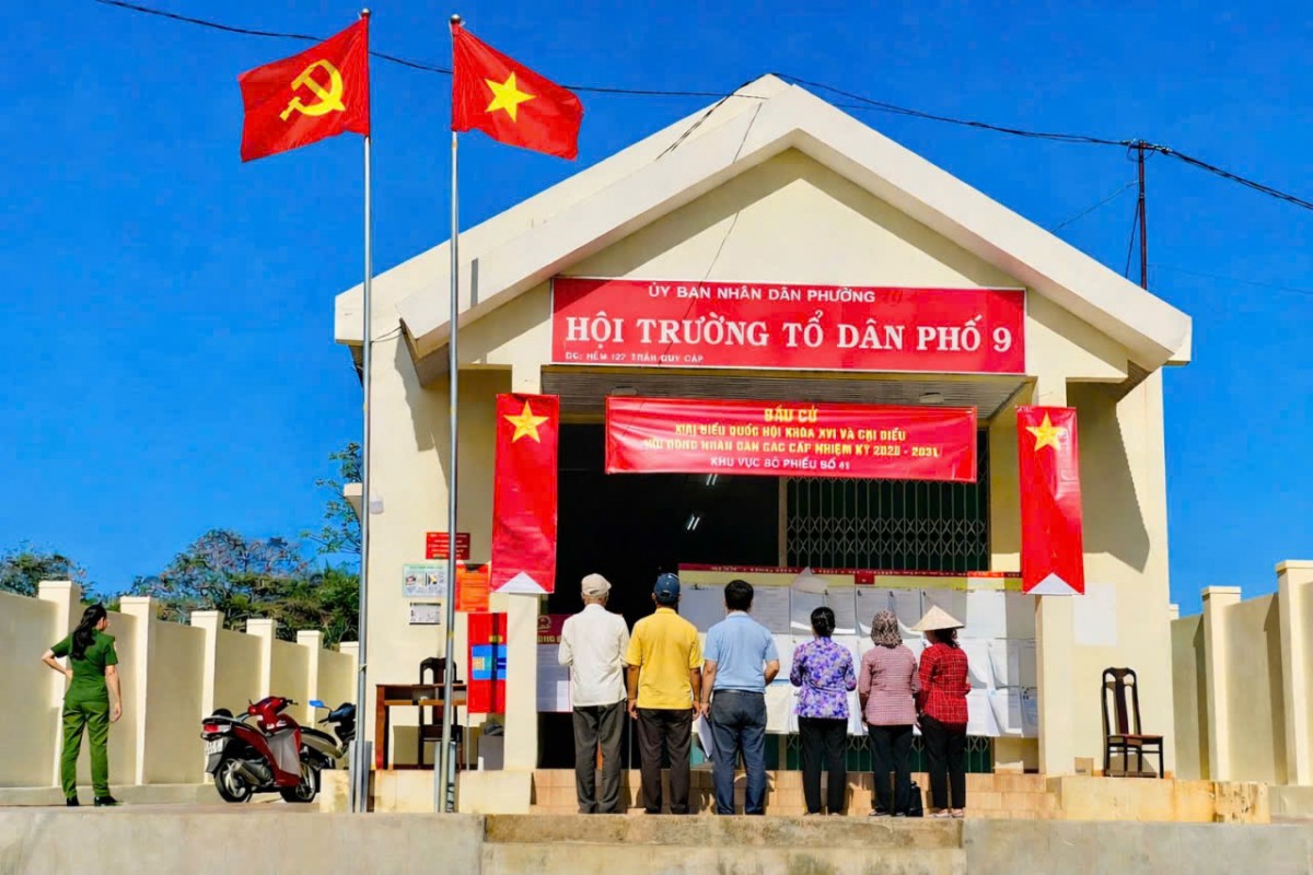 Tỷ lệ cử tri Đắk Lắk tham gia bầu cử đạt 99,91%