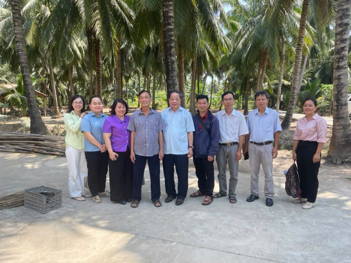 Hiệp hội Nông nghiệp Hữu cơ Việt Nam khảo sát thực tế các mô hình sản xuất tiêu biểu tại tỉnh Đồng Tháp