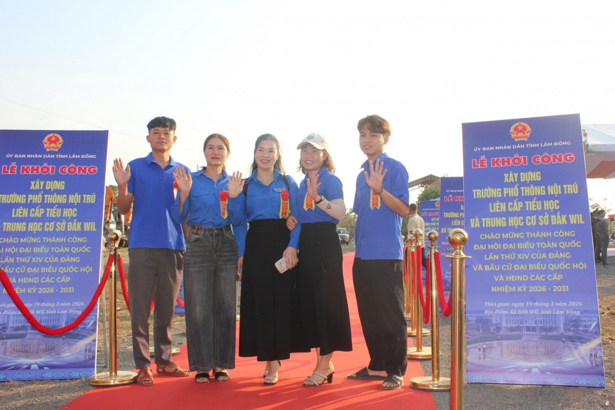 Lâm Đồng: Khởi công xây dựng Trường Phổ thông nội trú liên cấp xã Đắk Wil