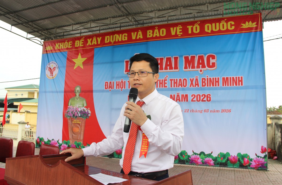 Xã Bình Minh khai mạc Đại hội TD-TT lần thứ I năm 2026