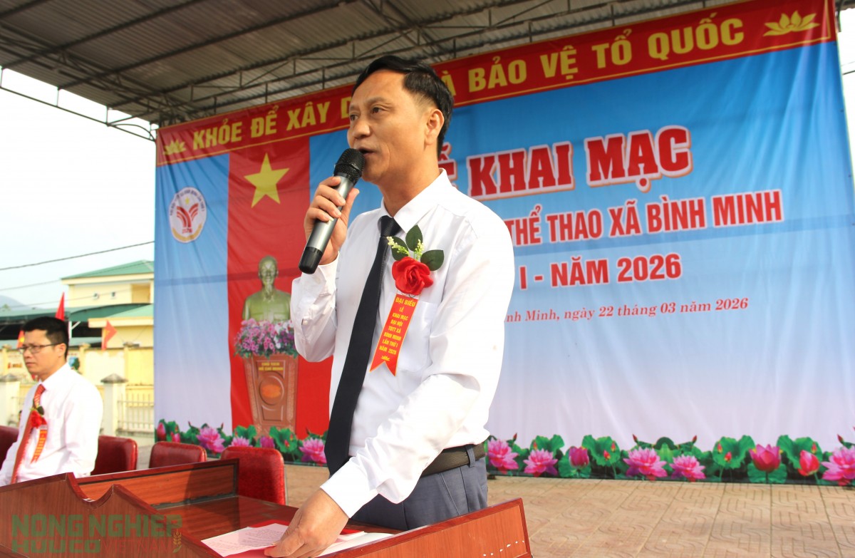 Xã Bình Minh khai mạc Đại hội TD-TT lần thứ I năm 2026