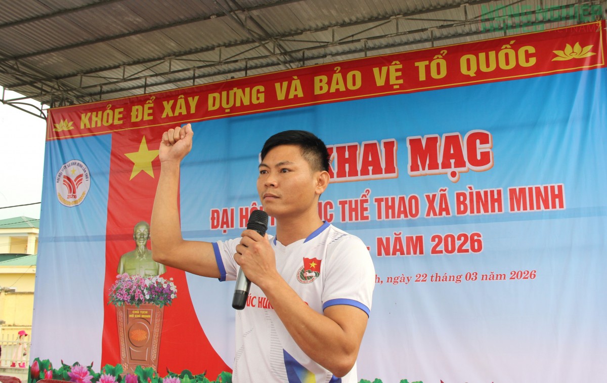 Xã Bình Minh khai mạc Đại hội TD-TT lần thứ I năm 2026