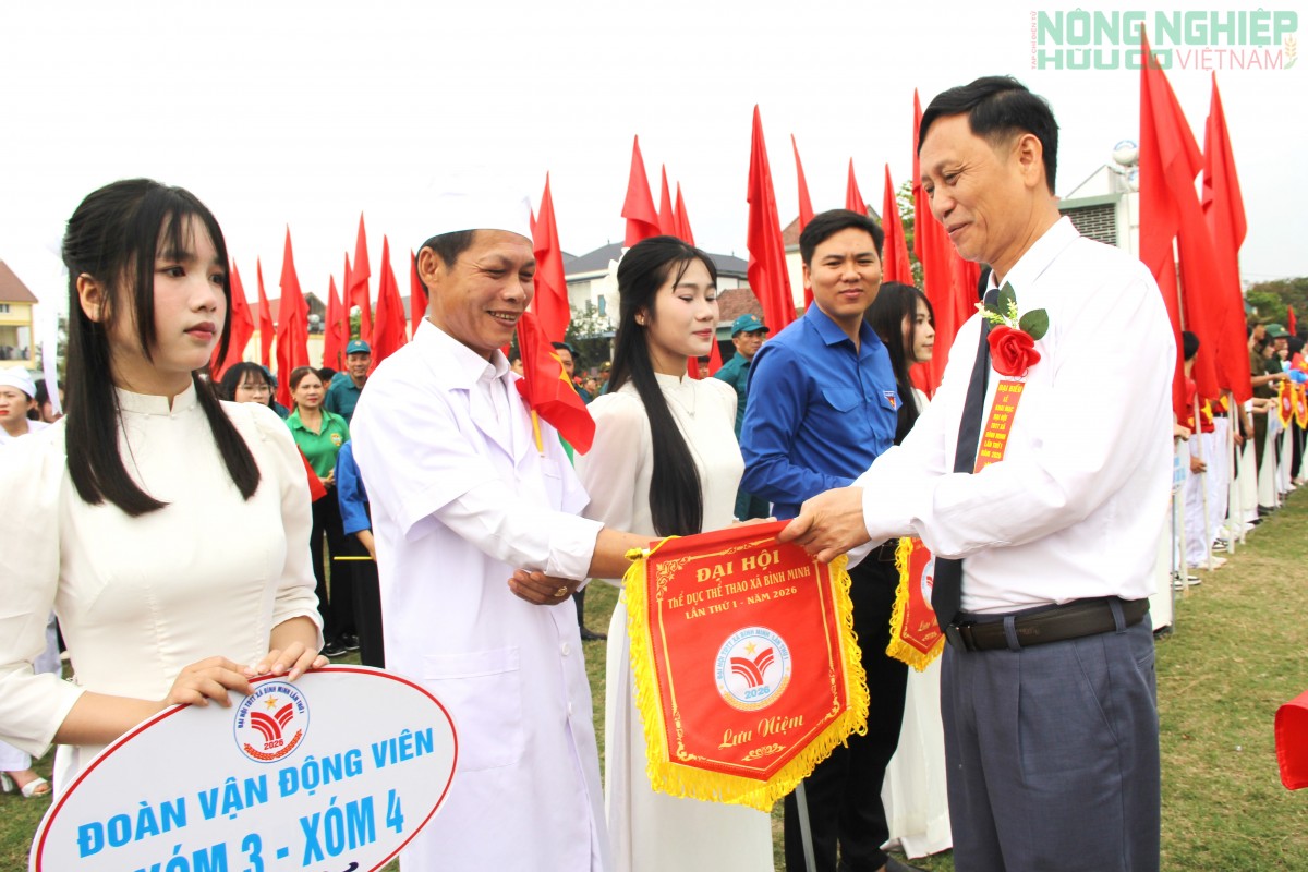 Xã Bình Minh khai mạc Đại hội TD-TT lần thứ I năm 2026