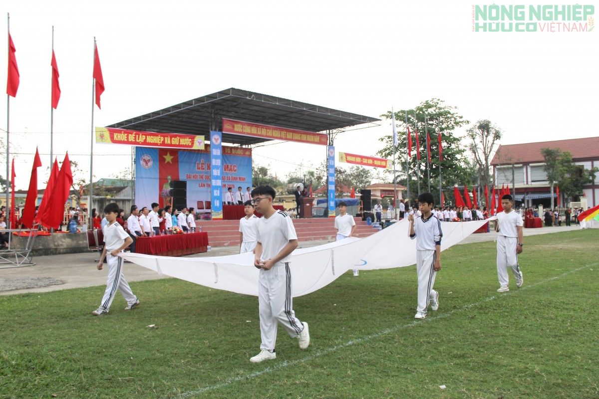 Xã Bình Minh khai mạc Đại hội TD-TT lần thứ I năm 2026