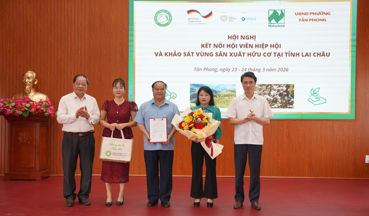 Mở rộng không gian hợp tác, thúc đẩy chuỗi liên kết nông nghiệp hữu cơ ở Lai Châu