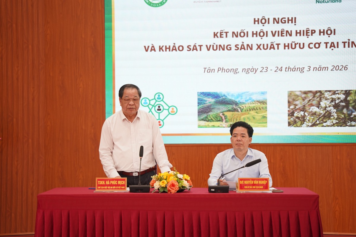 Mở rộng không gian hợp tác, thúc đẩy chuỗi liên kết nông nghiệp hữu cơ ở Lai Châu