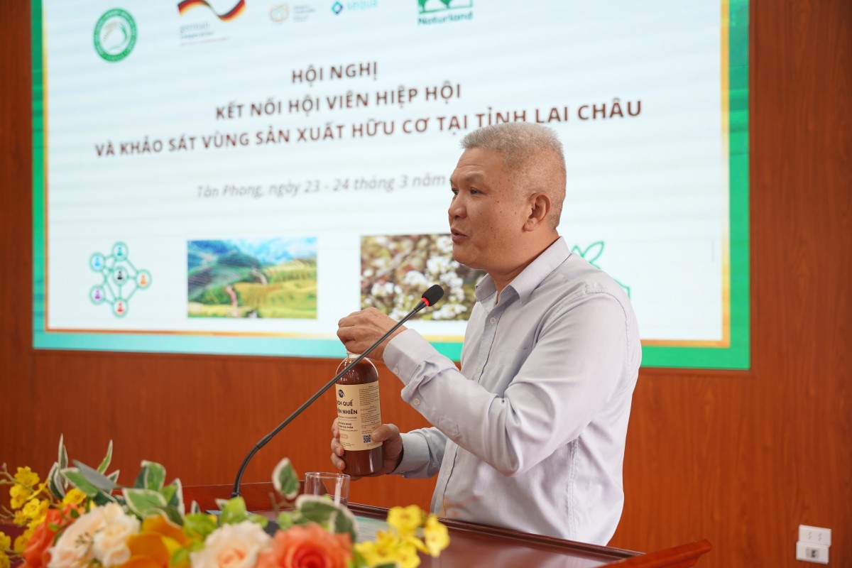 Mở rộng không gian hợp tác, thúc đẩy chuỗi liên kết nông nghiệp hữu cơ ở Lai Châu