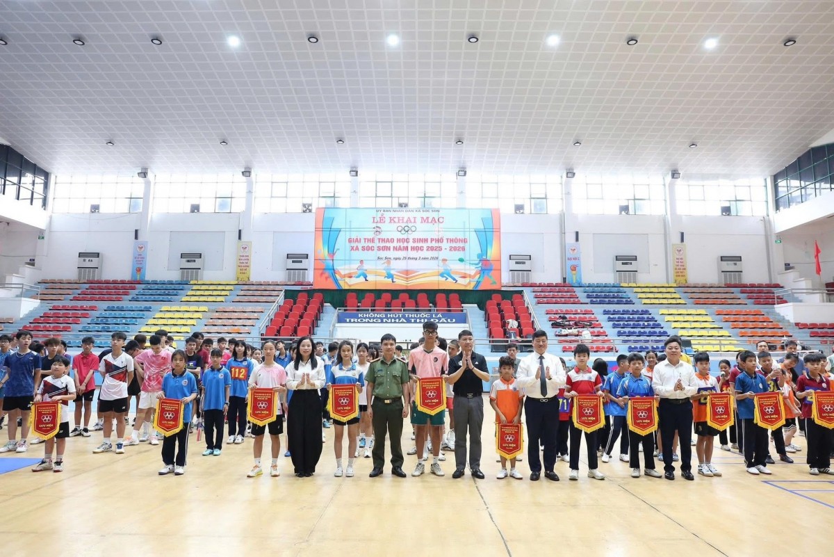 Sóc Sơn (Hà Nội): Hơn 150 vận động viên tham gia Giải thể thao học sinh phổ thông