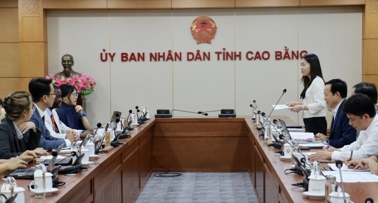UBND tỉnh Cao Bằng làm việc với Đoàn công tác Văn phòng quốc gia IFAD Việt Nam