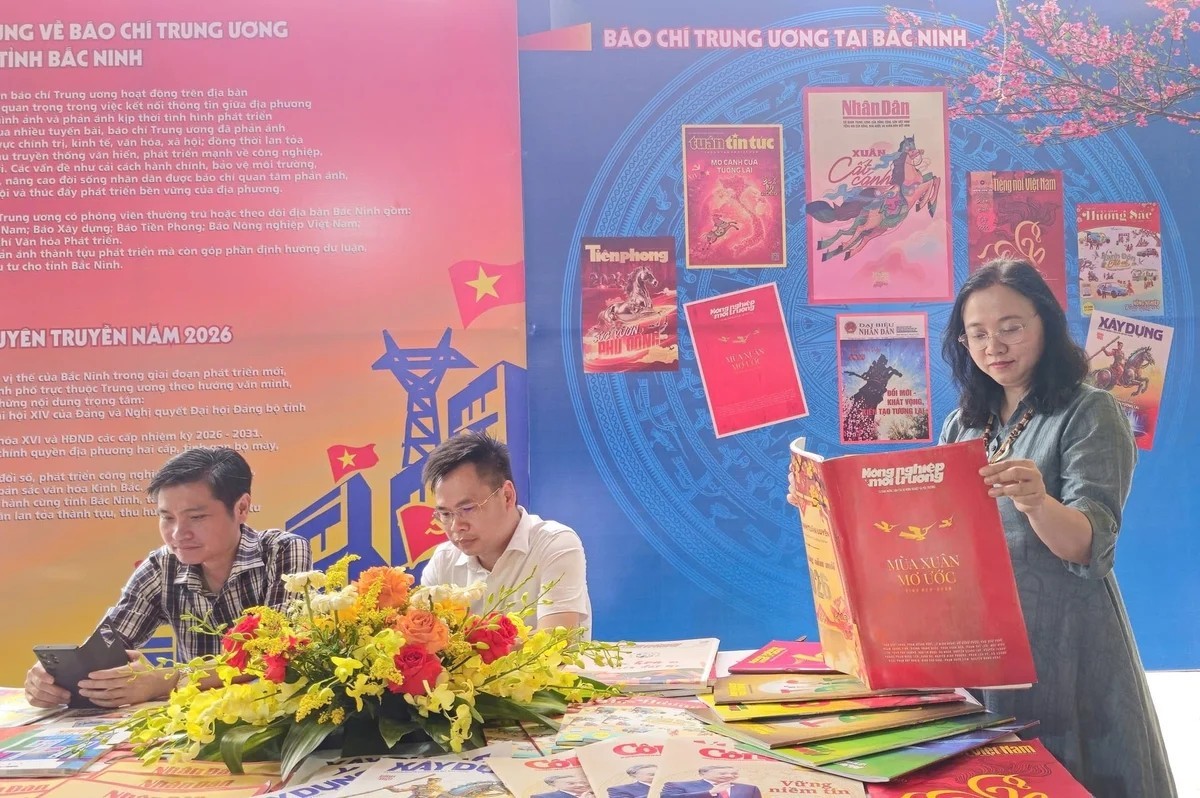 Khai mạc Hội báo Xuân Bắc Ninh 2026 trong không gian di sản Kinh Bắc