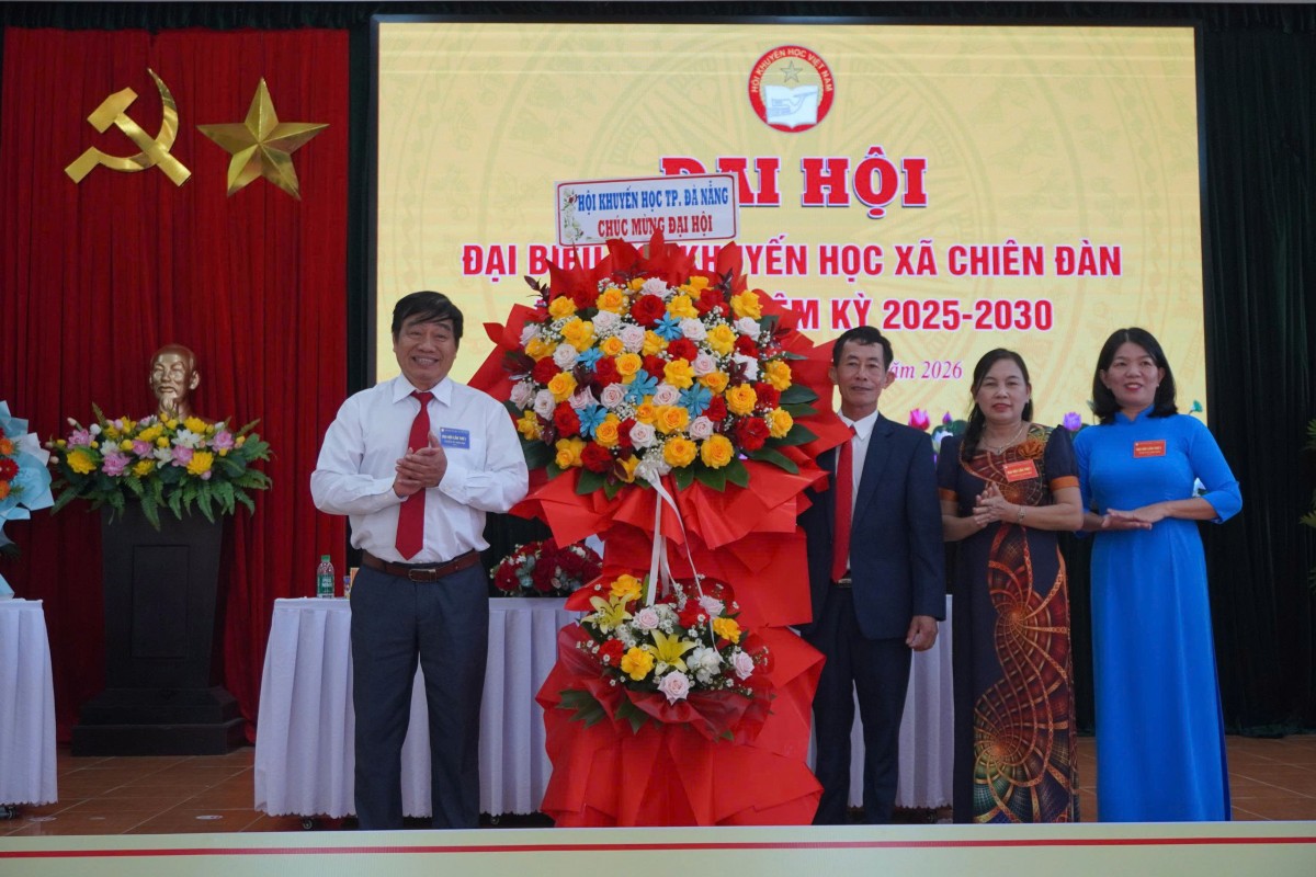 Đại hội Hội Khuyến học xã Chiên Đàn lần thứ I, nhiệm kỳ 2025–2030 kết thúc thành công tốt đẹp.