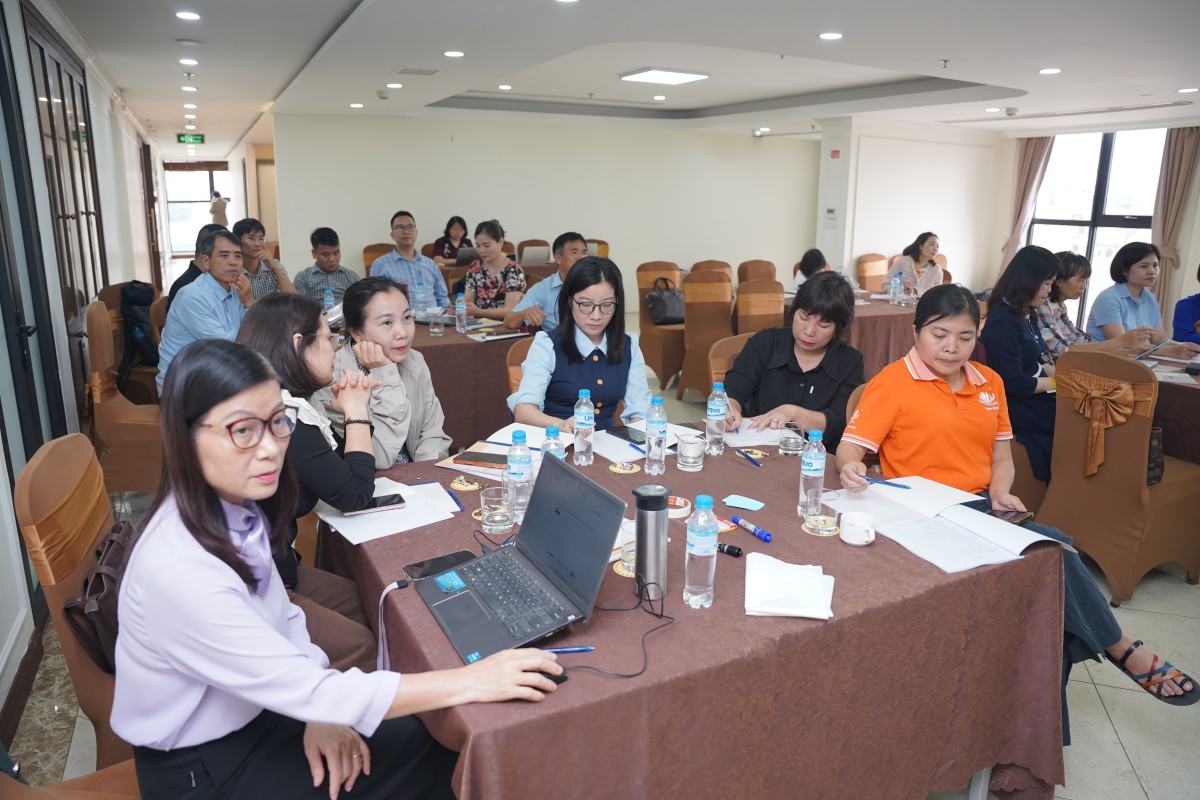 Phiên thảo luận nhóm chiều 27/3 giúp học viên tiếp cận sâu hơn các nội dung của Tiêu chuẩn Hữu cơ VOAA.