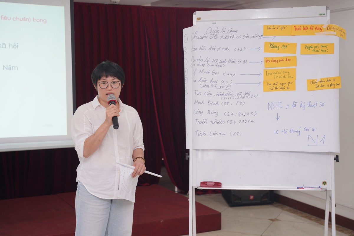 VOAA tập huấn Tiêu chuẩn Hữu cơ: Chuẩn hóa nhận thức, minh bạch thực hành sản xuất