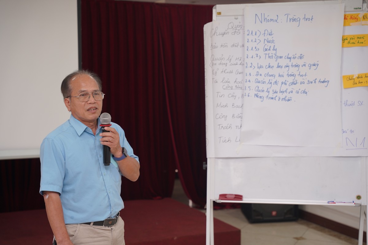 VOAA tập huấn Tiêu chuẩn Hữu cơ: Chuẩn hóa nhận thức, minh bạch thực hành sản xuất