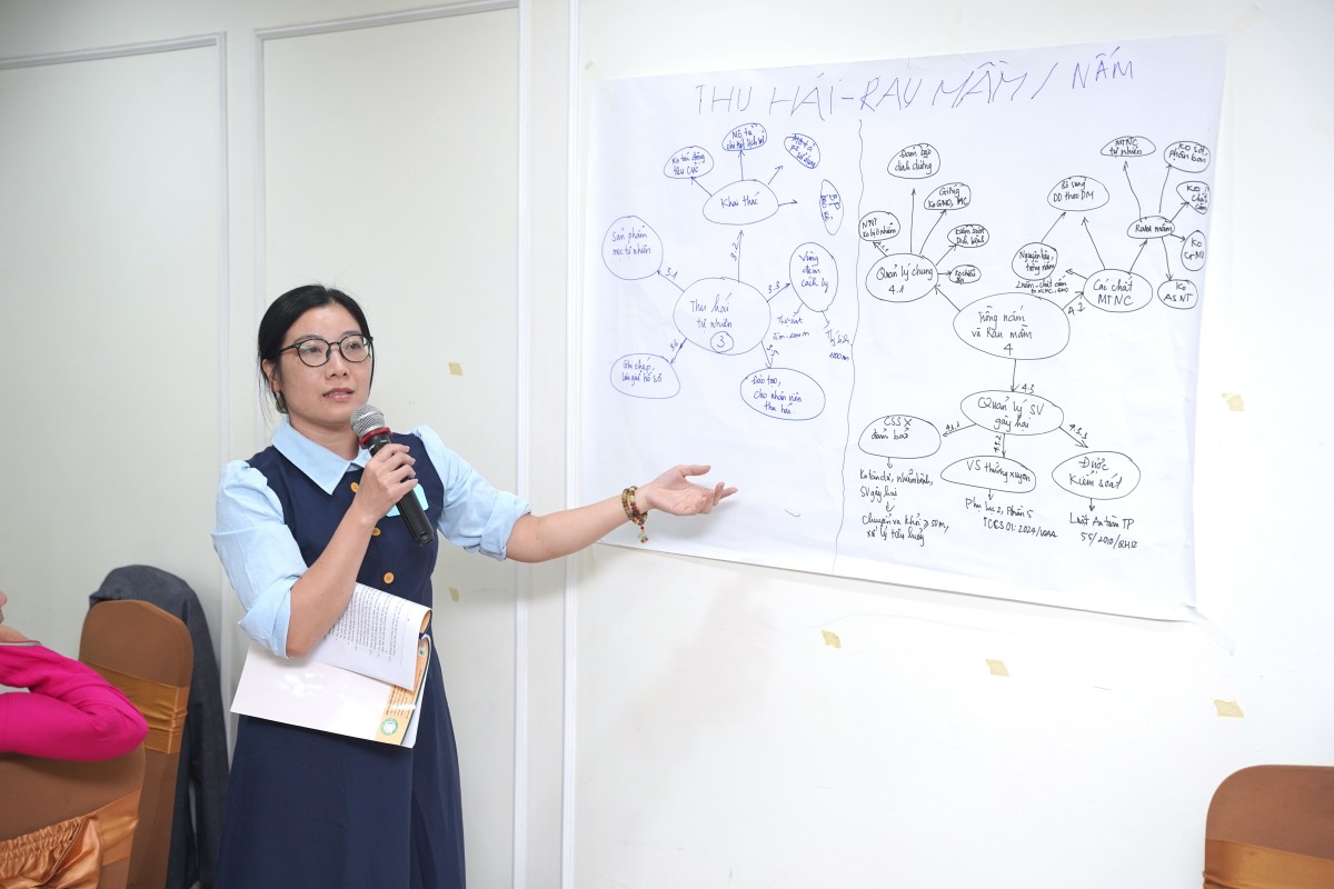 VOAA tập huấn Tiêu chuẩn Hữu cơ: Chuẩn hóa nhận thức, minh bạch thực hành sản xuất