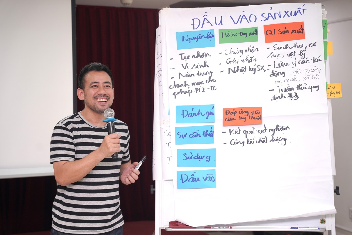 VOAA tập huấn Tiêu chuẩn Hữu cơ: Chuẩn hóa nhận thức, minh bạch thực hành sản xuất