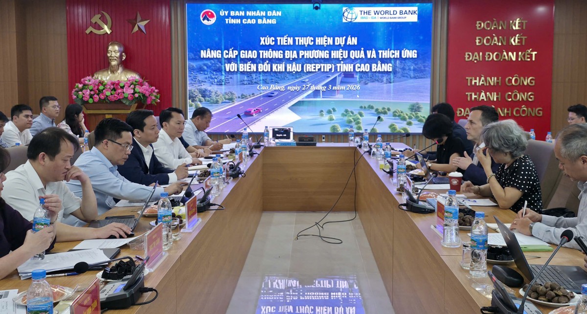 Cao Bằng xúc tiến thực hiện dự án nâng cấp giao thông địa phương hiệu quả thích ứng với biến đổi khí hậu