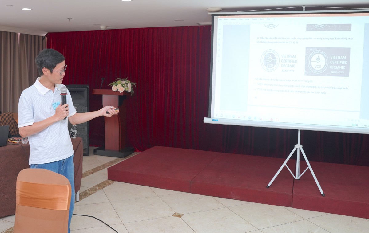 Tập huấn Tiêu chuẩn Hữu cơ VOAA: Nhận diện sản phẩm hữu cơ từ tiêu chuẩn đến thị trường