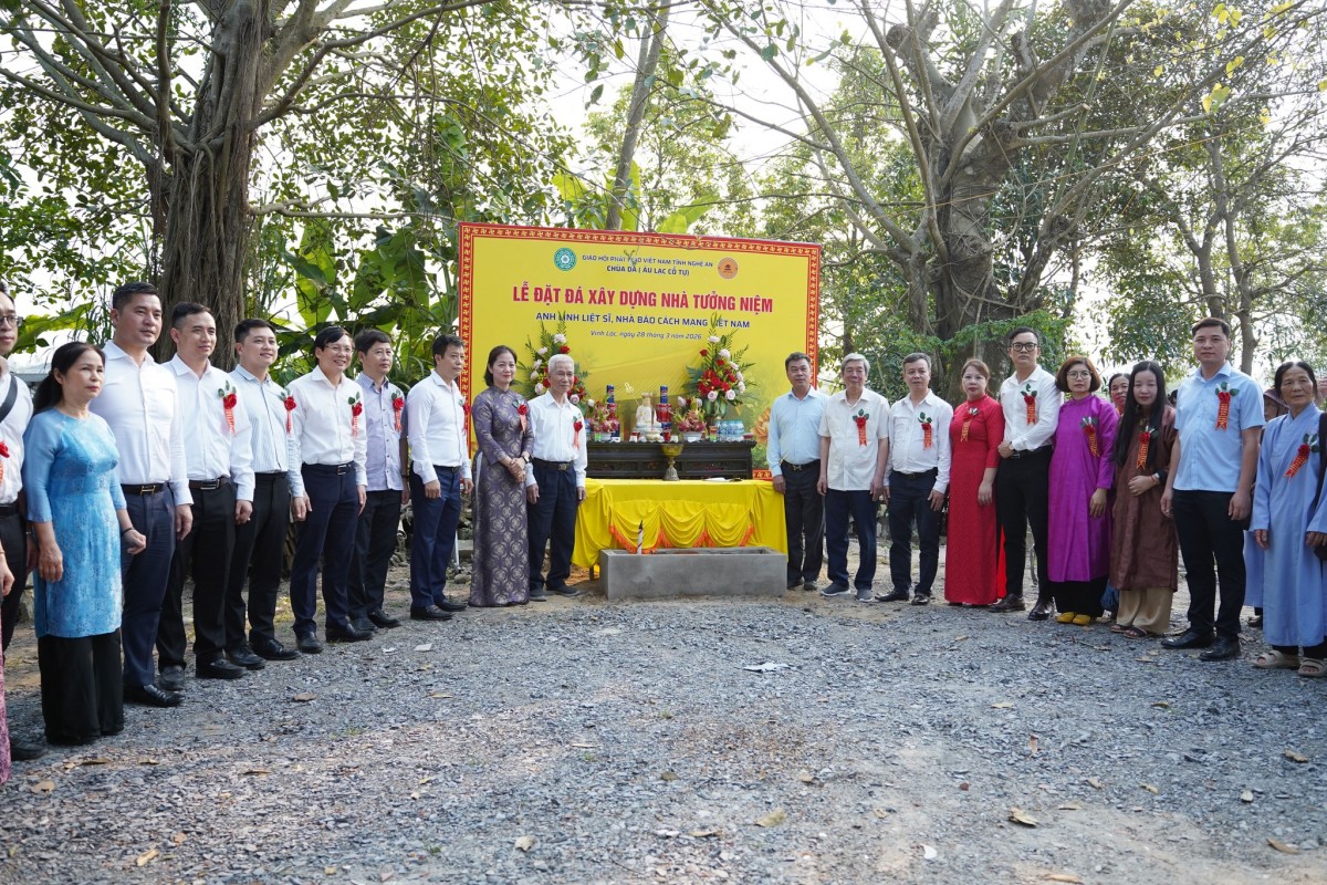 Khởi công xây dựng không gian tâm linh chùa Da – nơi tưởng niệm hơn 500 liệt sỹ Nhà báo