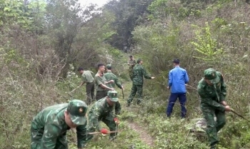 Cao Bằng: Đồn Biên phòng Quang Long phối hợp tổ chức “Ngày Chủ nhật xanh”