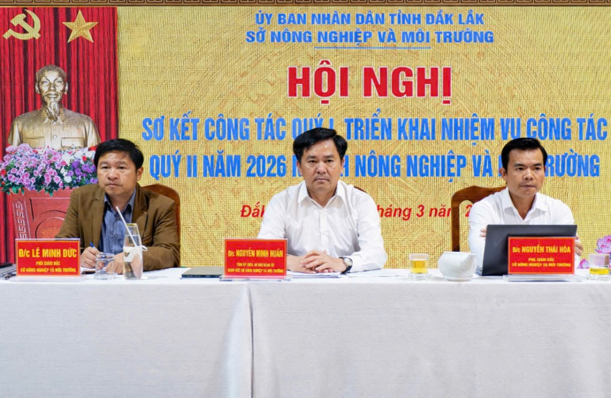 Ngành Nông nghiệp và Môi trường Đắk Lắk đạt nhiều kết quả tích cực trong quý I/2026