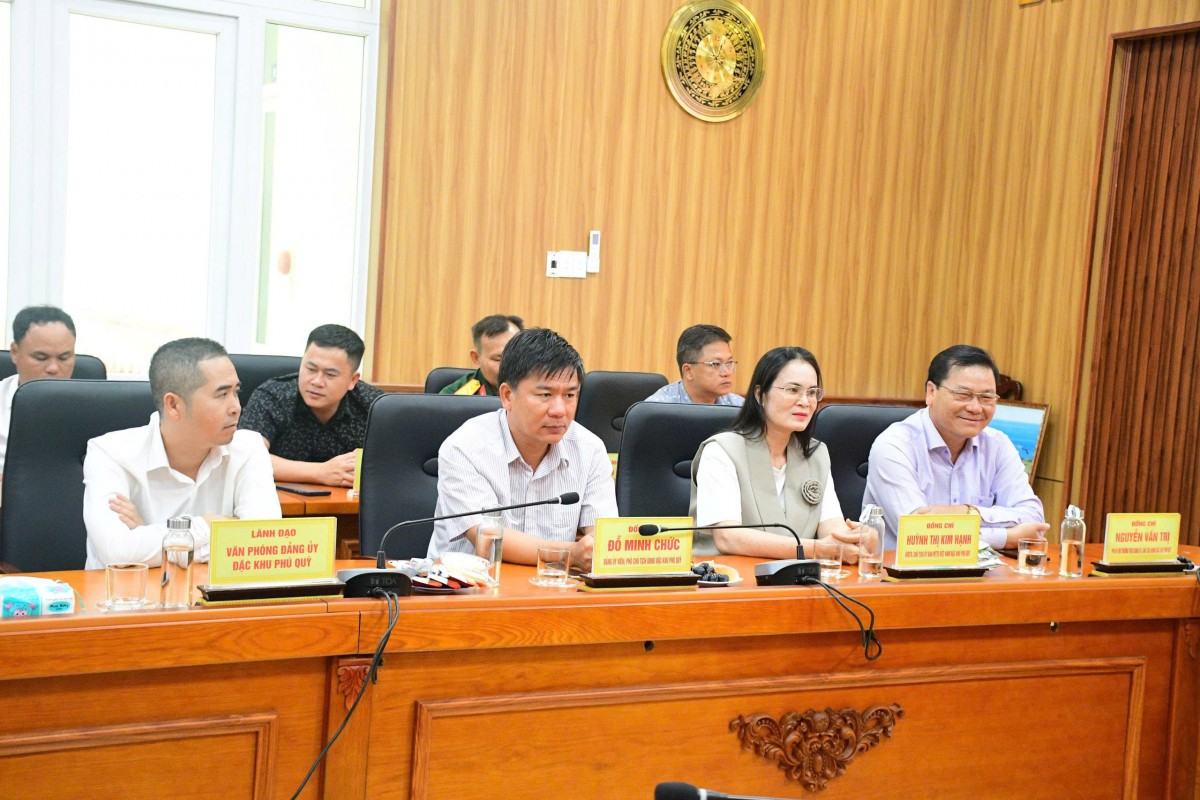 Đảng ủy xã Đức An – Đảng ủy Đặc khu Phú Quý: Giao lưu, kết nghĩa, tăng cường hợp tác phát triển