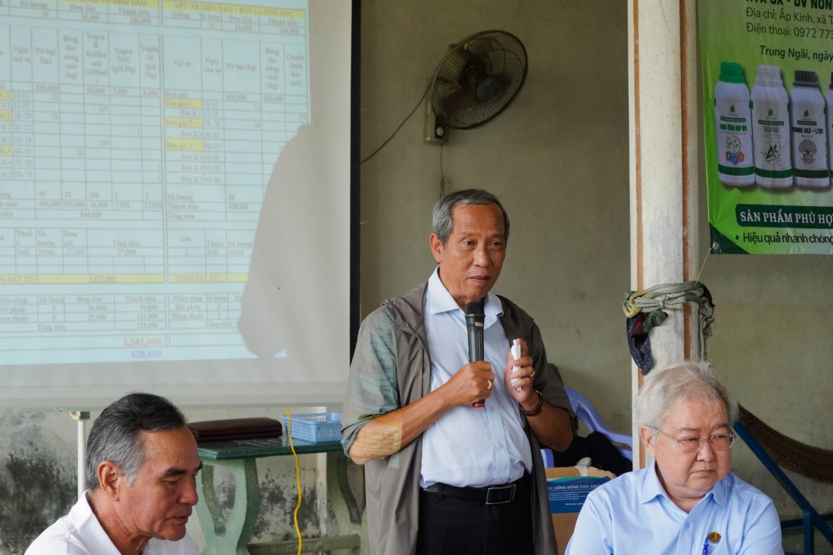 HTX Tấn Đạt tổng kết mô hình canh tác lúa giảm chi phí, hướng tới phát thải thấp