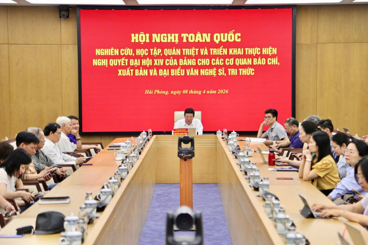 Hải Phòng: Quán triệt Nghị quyết Đại hội XIV của Đảng đến khối báo chí, văn nghệ sĩ và trí thức