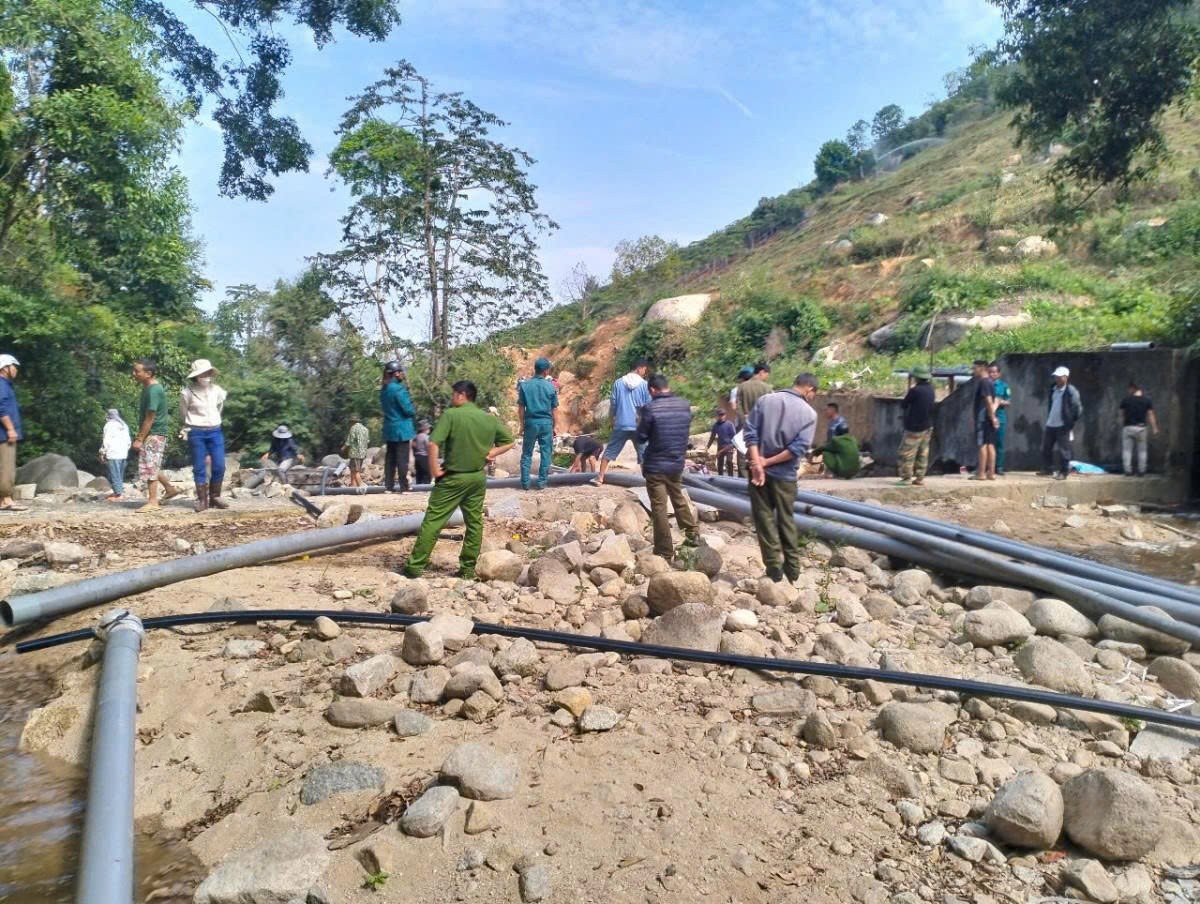 Lâm Đồng: Xã Đam Rông 2 kiên quyết chấn chỉnh tình trạng khai thác nước mặt trái phép