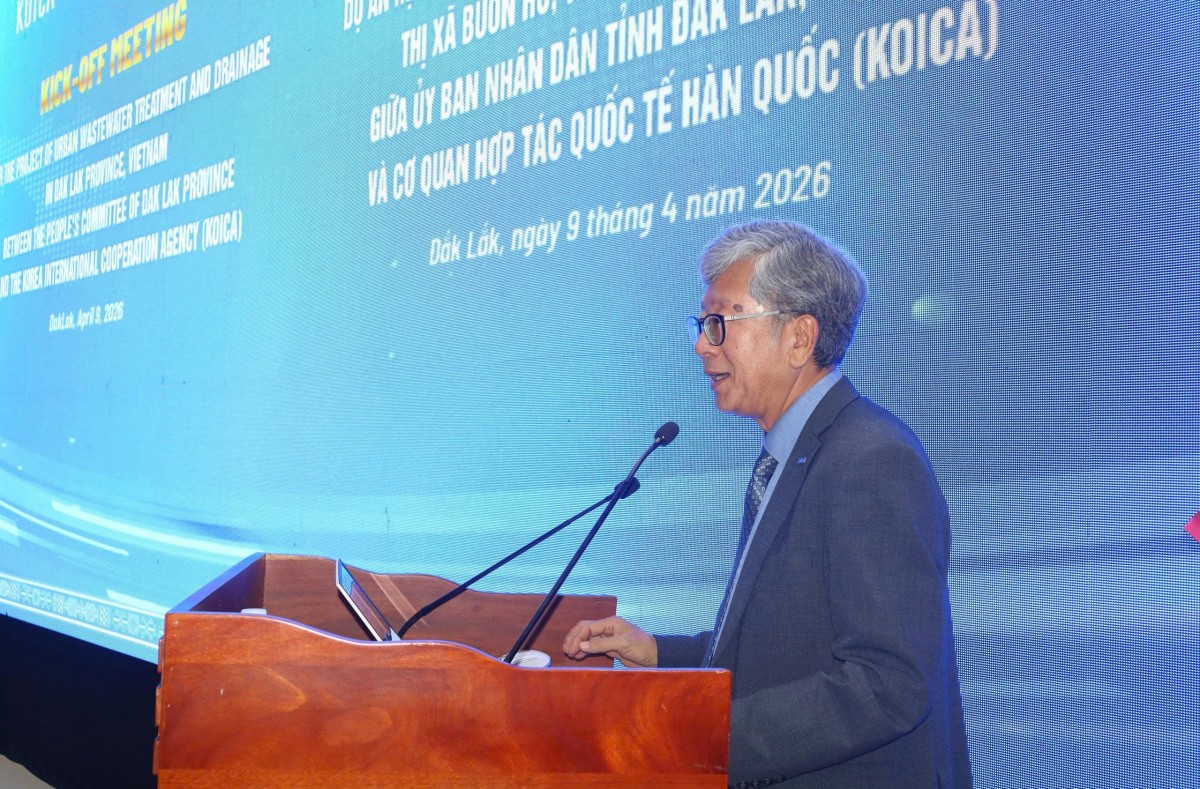 Đắk Lắk: Khởi động Dự án xử lý nước thải đô thị Buôn Hồ