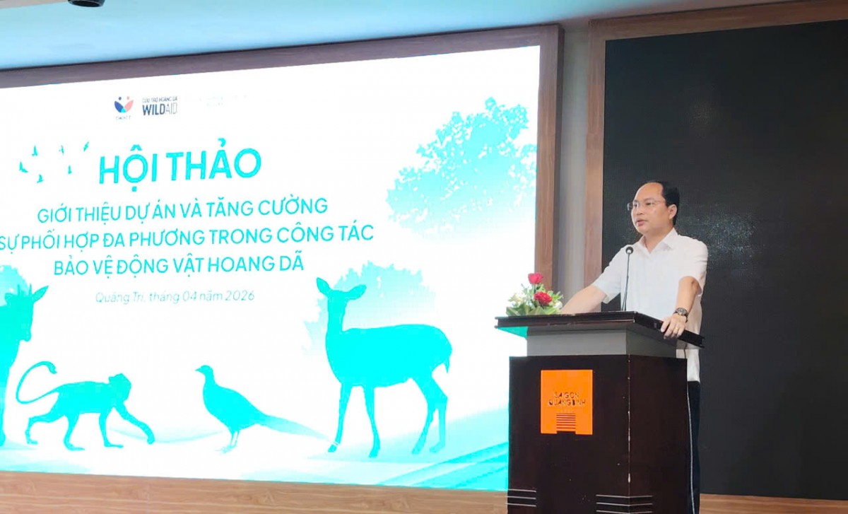 Quảng Trị: Tăng cường sự phối hợp đa phương trong công tác bảo vệ động vật hoang dã