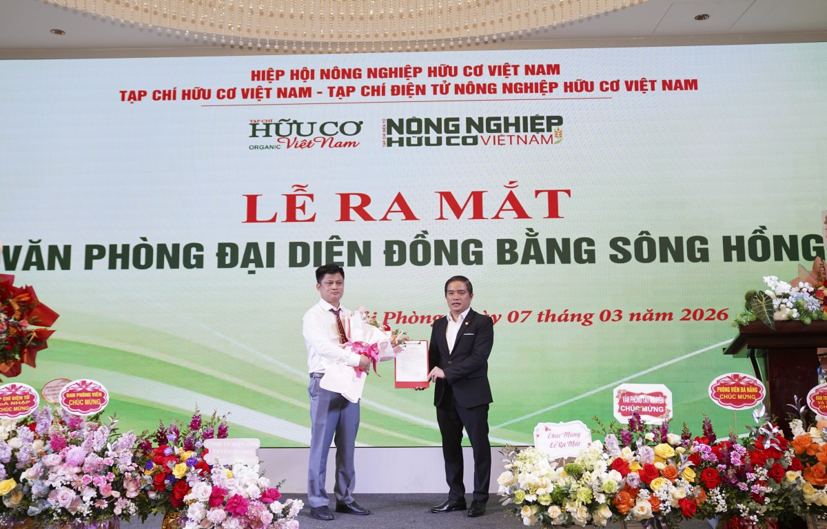 Ra mắt Văn phòng đại diện Đồng bằng sông Hồng: Mở rộng kết nối nông nghiệp hữu cơ