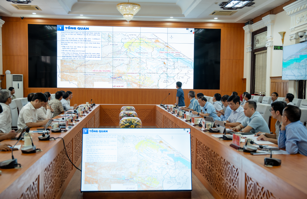 Đơn vị tư vấn đã báo cáo các phương án nghiên cứu dự án hồ chứa nước Ô Lâu Thượng