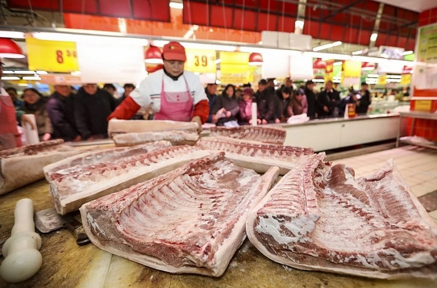 Trung Quốc tăng dự trữ thịt lợn đông lạnh khi giá heo hơi chạm đáy nhiều năm