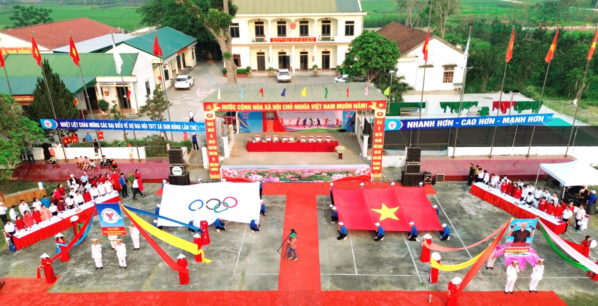 Khai mạc Đại hội Thể dục Thể thao xã Tam Đồng, lần thứ nhất năm 2026