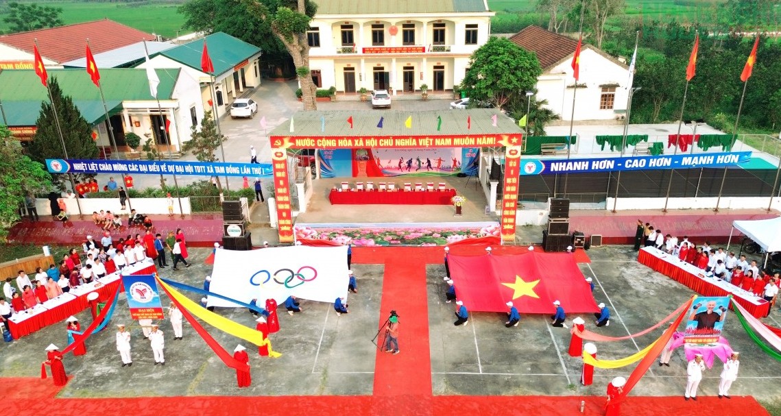 Xã Tam Đồng long trọng khai mạc Đại hội thể dục thể thao lần thứ nhất năm 2026