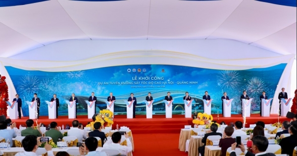 Khởi công Dự án tuyến đường sắt tốc độ cao Hà Nội – Quảng Ninh
