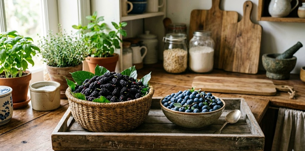 Dâu tằm và việt quất, loại quả nào giàu chất chống oxy hóa và tốt hơn?- Ảnh 1. Dâu tằm và việt quất, loại quả nào giàu chất chống oxy hóa và tốt hơn?- Ảnh 1.