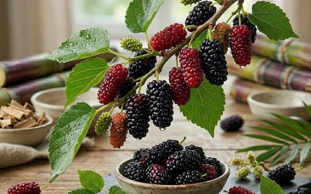 Dâu tằm và việt quất, loại quả nào giàu chất chống oxy hóa và tốt hơn?- Ảnh 3. 7 lợi ích sức khỏe của quả dâu tằm