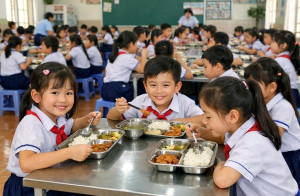 Phải có giải pháp mạnh với bữa ăn học đường