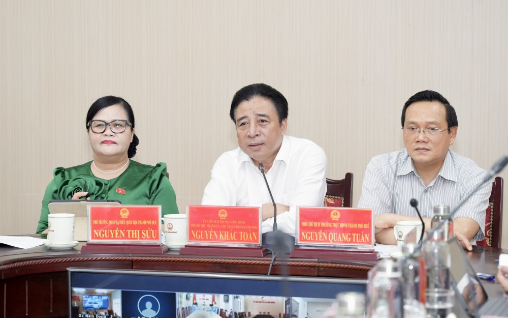 Chủ tịch UBND thành phố Nguyễn Khắc Toàn tại buổi tiếp công dân tháng 4/2026