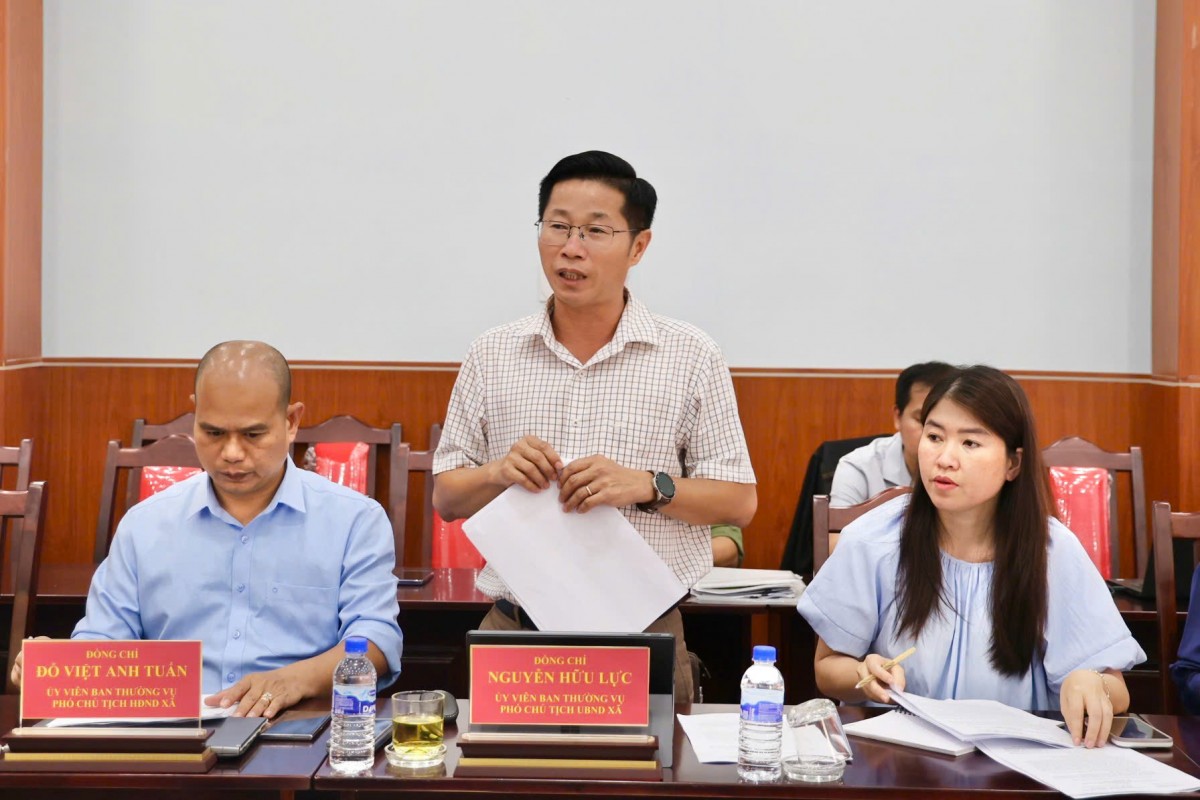 Đoàn giám sát HĐND tỉnh Lâm Đồng làm việc về công tác quản lý, bảo vệ rừng tại xã Tuy Đức