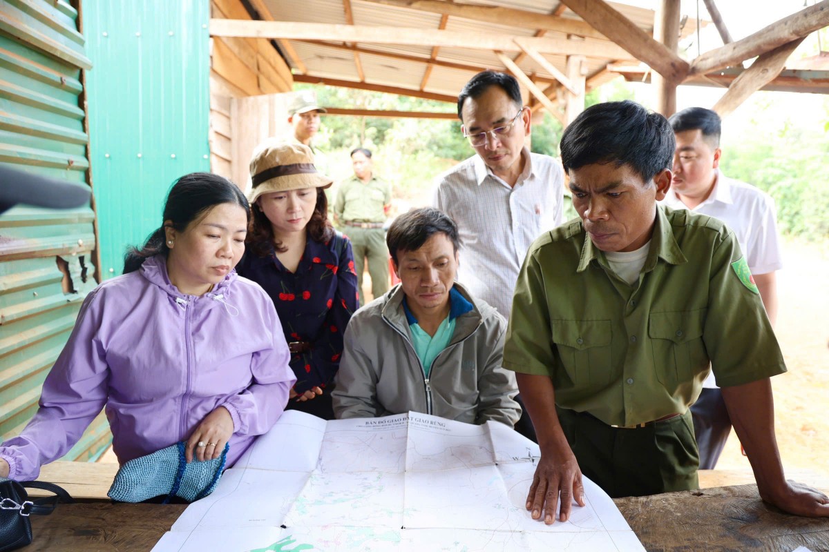 Đoàn giám sát HĐND tỉnh Lâm Đồng làm việc về công tác quản lý, bảo vệ rừng tại xã Tuy Đức