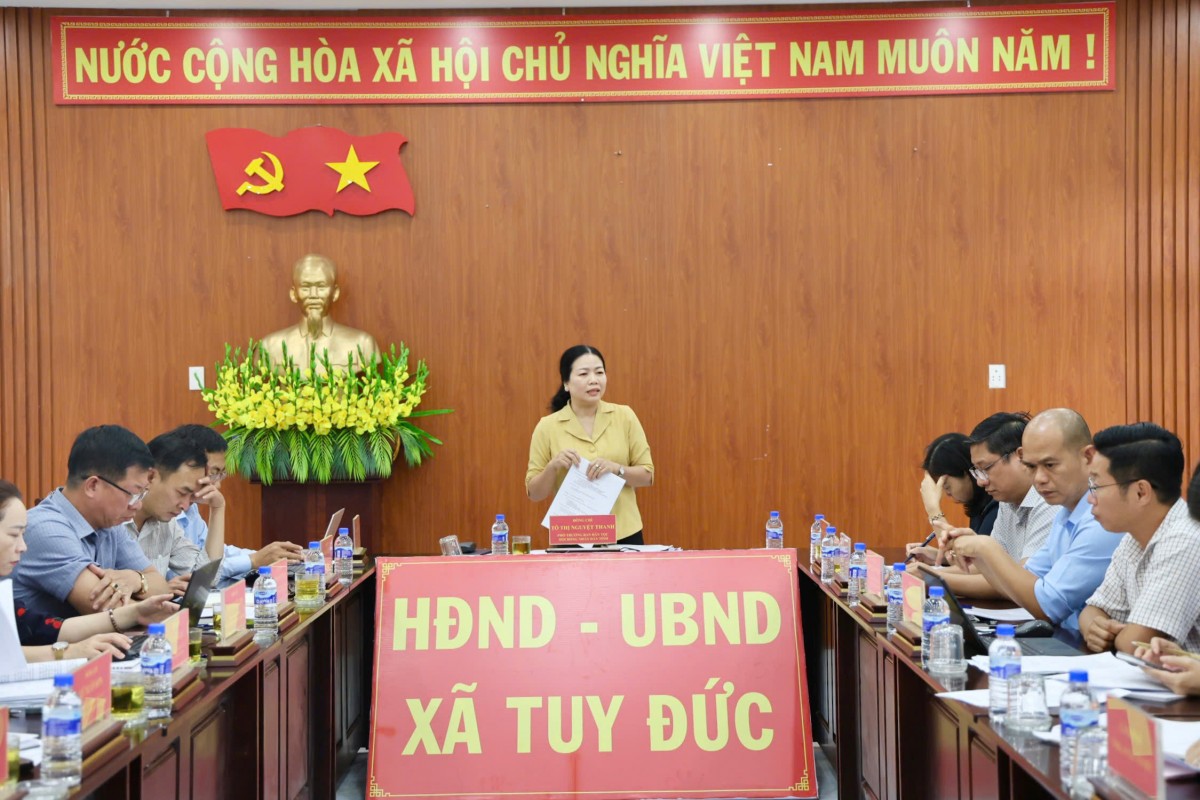 Đoàn giám sát HĐND tỉnh Lâm Đồng làm việc về công tác quản lý, bảo vệ rừng tại xã Tuy Đức